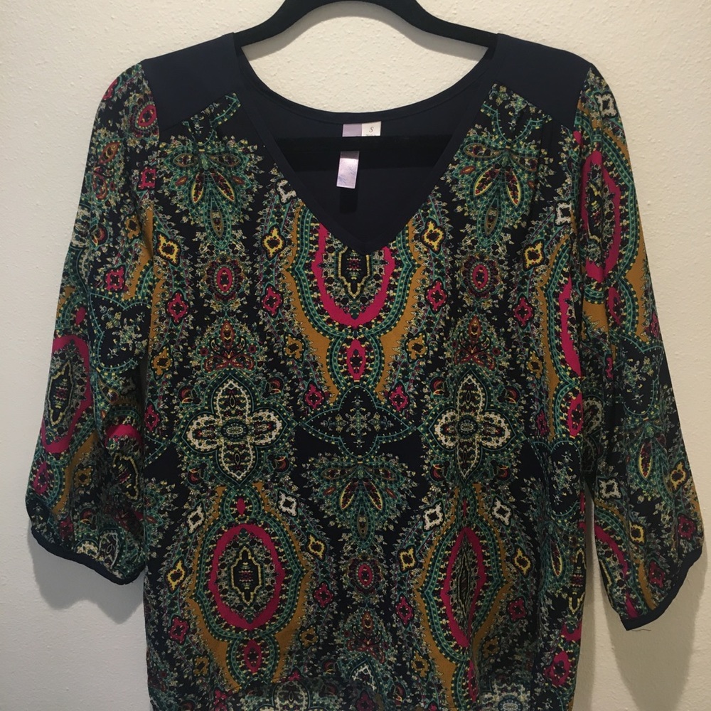 Patterned sheer top from Francesca’s